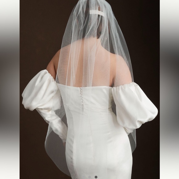 Anthropologie Rochefort Fingertip Veil - Picture 2 of 2